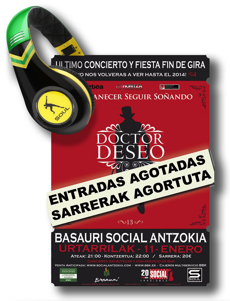 Last concert and festival tour end of Doctor Deseo