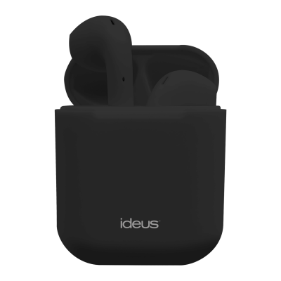 cómodo Cadena personalizado Auriculares wireless stereo con sensor táctil, negro | ideus